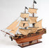32" Brown Solid Wood Hand Painted Model Boat