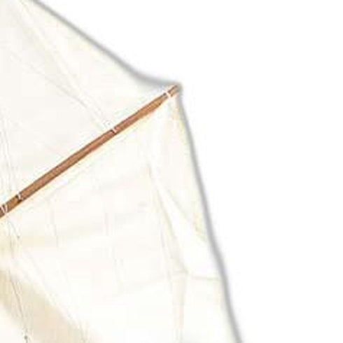 26" Brown Solid Wood Hand Painted Boat