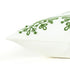20" Green And White Christmas Cotton Throw Pillow