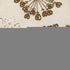 Natural and Golden Metallic Beaded Decorative Throw Pillow