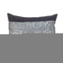Glam Gray with Silver Sequins Lumbar Throw Pillow