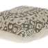 Boho Garland Beige and Dark Brown Decorative Accent Pillow
