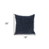Jacquard Diamond Pattern Decorative Navy Throw Pillow