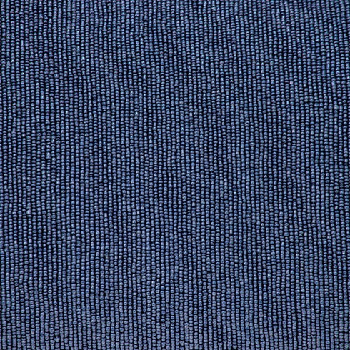 Shimmering Blue Beaded Luxury Throw Pillow