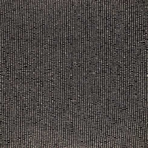 Shimmering Gray Beaded Luxury Throw Pillow