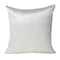 18" X 18" White Cotton Zippered Pillow