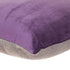 20" Purple And Dark Gray Cotton Blend Throw Pillow