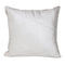 20" White Cotton Blend Throw Pillow