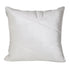 20" White Cotton Blend Throw Pillow