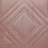 Pink Quilted Diamonds Velvet Solid Color Throw Pillow