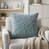 20" Seafoam Cotton Blend Throw Pillow