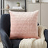Tufted Diamonds Rose Gold Velvet Accent Pillow