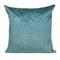 20" Teal Cotton Blend Throw Pillow
