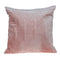 20" Pink Cotton Blend Throw Pillow