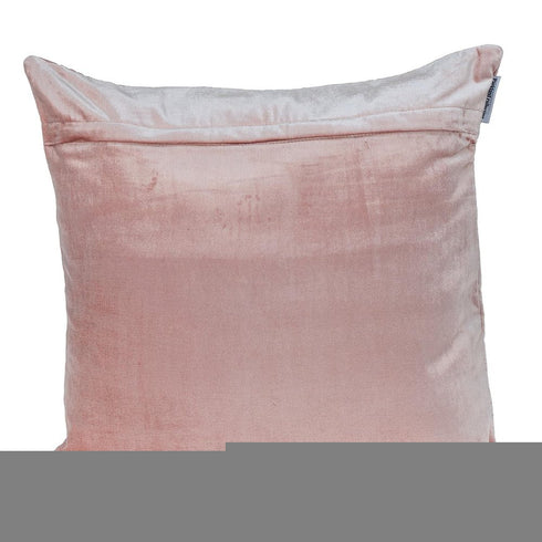 20" Pink Cotton Blend Throw Pillow