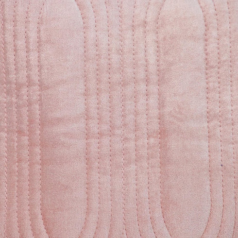20" Pink Cotton Blend Throw Pillow