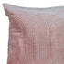20" Pink Cotton Blend Throw Pillow