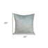 20" Gray Cotton Blend Throw Pillow