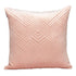 20" Pink Cotton Blend Throw Pillow