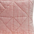 Pink Chunky Geo Stitched Velvet Decorative Throw Pillow