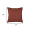 20" Paprika Cotton Throw Pillow