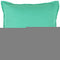 20" Aqua Cotton Throw Pillow