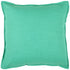 20" Aqua Cotton Throw Pillow
