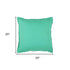20" Aqua Cotton Throw Pillow