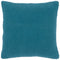20" Teal Cotton Throw Pillow