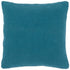 20" Teal Cotton Throw Pillow