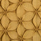 Yellow Pinwheel Floral Petal Down Throw Pillow