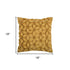 Yellow Pinwheel Floral Petal Down Throw Pillow