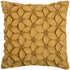 Yellow Pinwheel Floral Petal Down Throw Pillow
