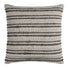 20" Gray Beige Nubby Texture Bands Throw Pillow
