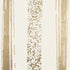 Gold Glam Stripe Beaded Throw Pillow