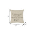 20" Natural And Gray Cotton Whimsical Friends Text Throw Pillow