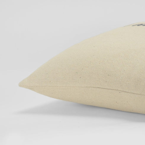 Black Taupe Canvas One Day Throw Pillow