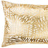 Gold Foil Etched Pattern Lumbar Pillow