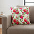 Red White Pomegranates Decorative Throw Pillow