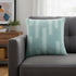 Aqua Blue Dimensional Pattern Play Throw Pillow