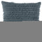 Gray Tasseling Fringe Texture Throw Pillow