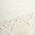 20" Ivory Herringbone Cotton Throw Pillow With Tassles