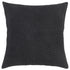 20" Black Nubby Textured Modern Throw Pillow