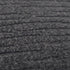 Black Solid Tonal Abstract Stripe Throw Pillow