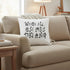 Black and White Take A Nap Throw Pillow