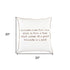 Brown and White Chocolate Is A Salad Throw Pillow
