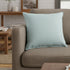 Blue Solid Light Textured Modern Throw Pillow