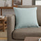 Blue Solid Light Textured Modern Throw Pillow