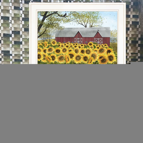 Sunshine 1 White Framed Print Wall Art