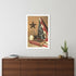 God and Country 7 White Framed Print Wall Art